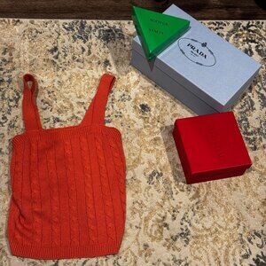 Joie sweater twinset, rust color XS